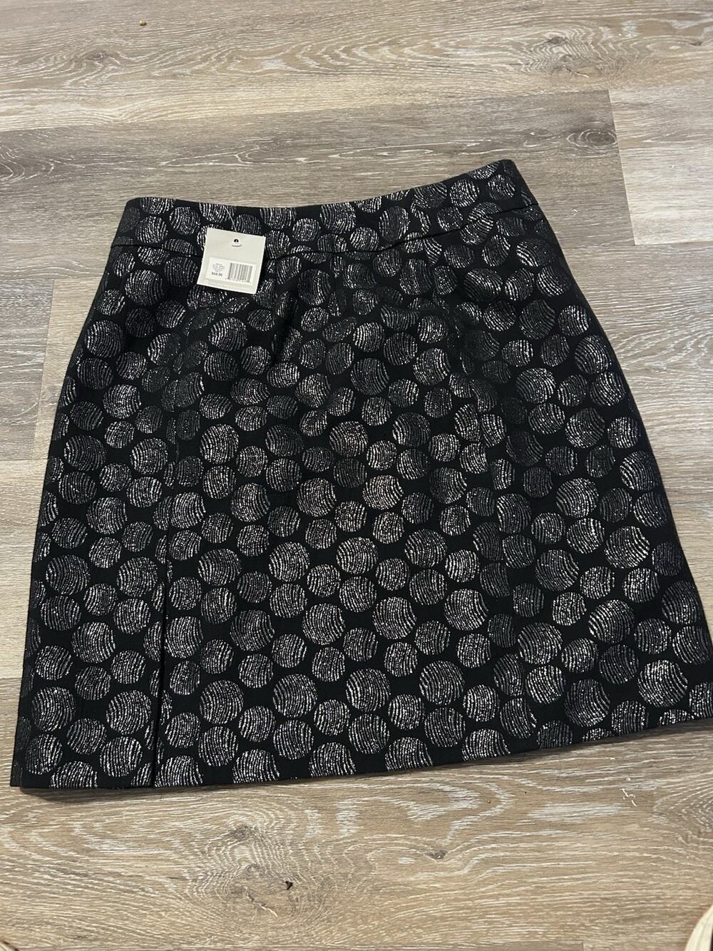 Madison Mini Pencil Sparkly Silver Circle Design Cotton Blend S
